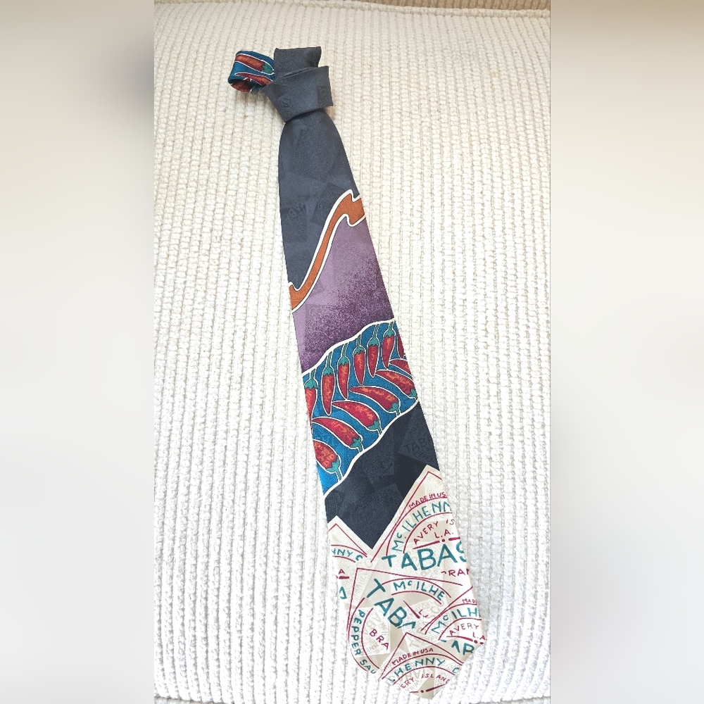Men's Stylish Multicolor Tabasco Tie - Picture 1 of 3